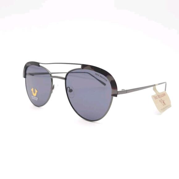 True Religion Womens Aviator Sunglasses Shades 100% UVA Protection $125‎ Retail - Picture 1 of 6